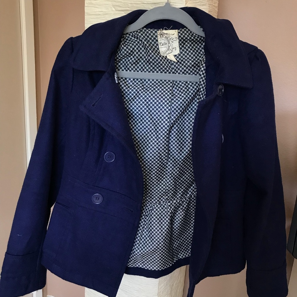 Navy blue coat